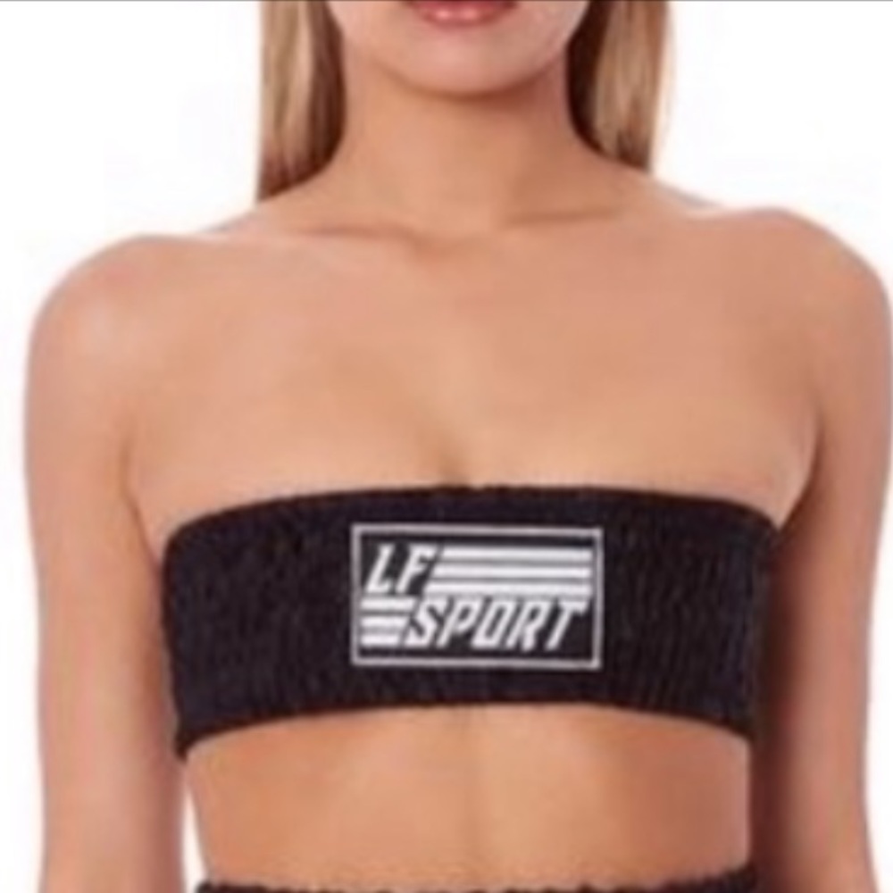 LF The Brand Cinched bump tube top 💕NWT